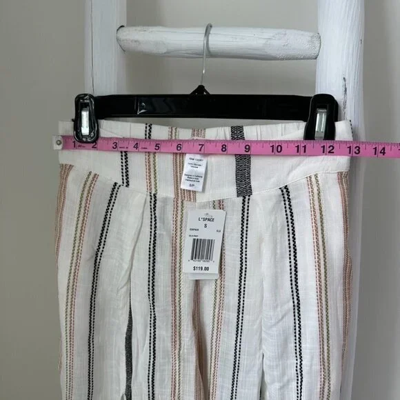 L Space Isla Pants El Camino Stripe Size Small - Picture 14 of 15